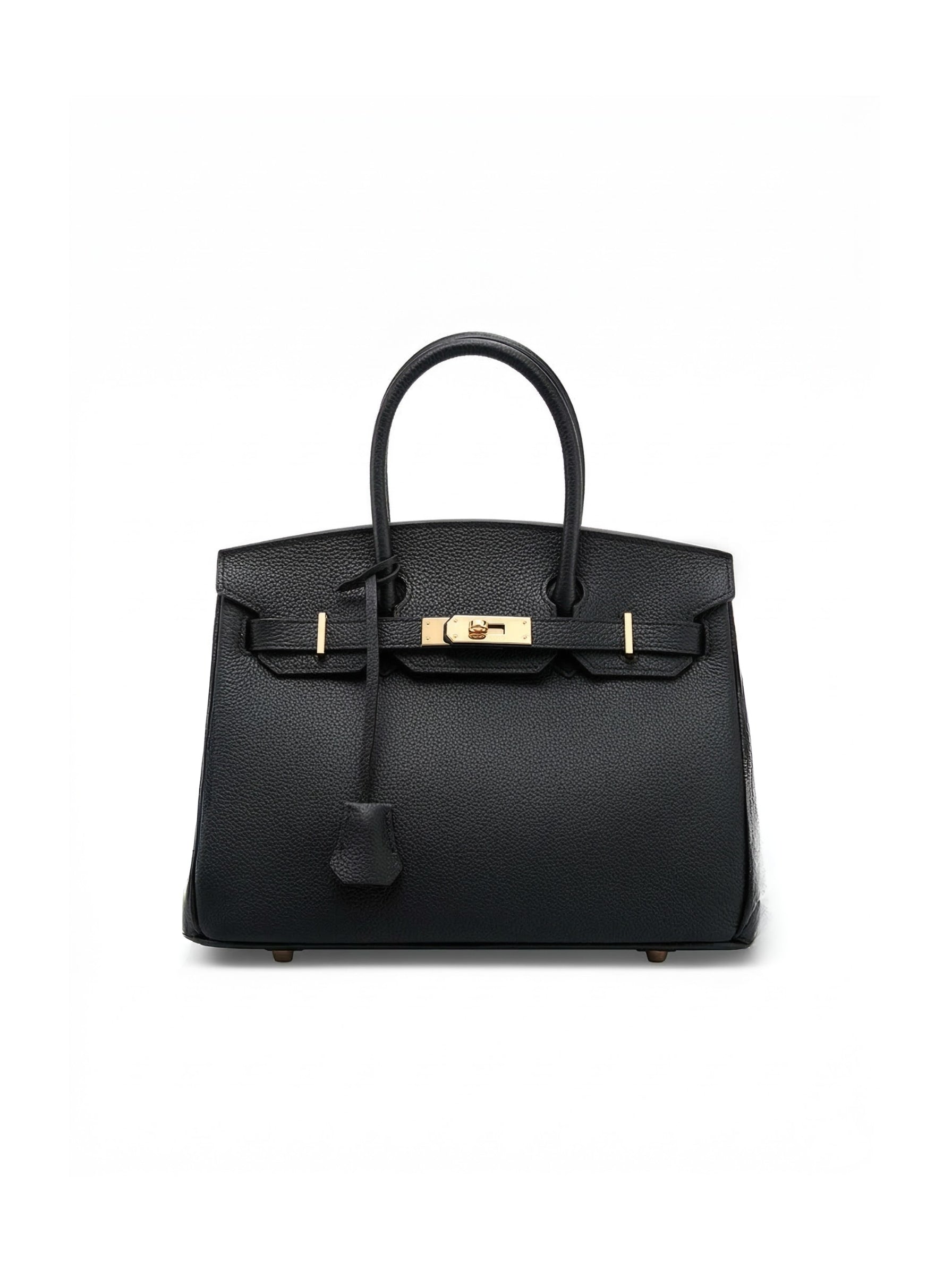 Elena | Strukturierte Leder-Top-Handle-Tasche