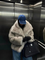 Adele | Faux Fur Oversized Coat