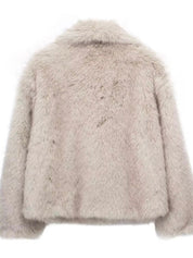 Adele | Faux Fur Oversized Coat