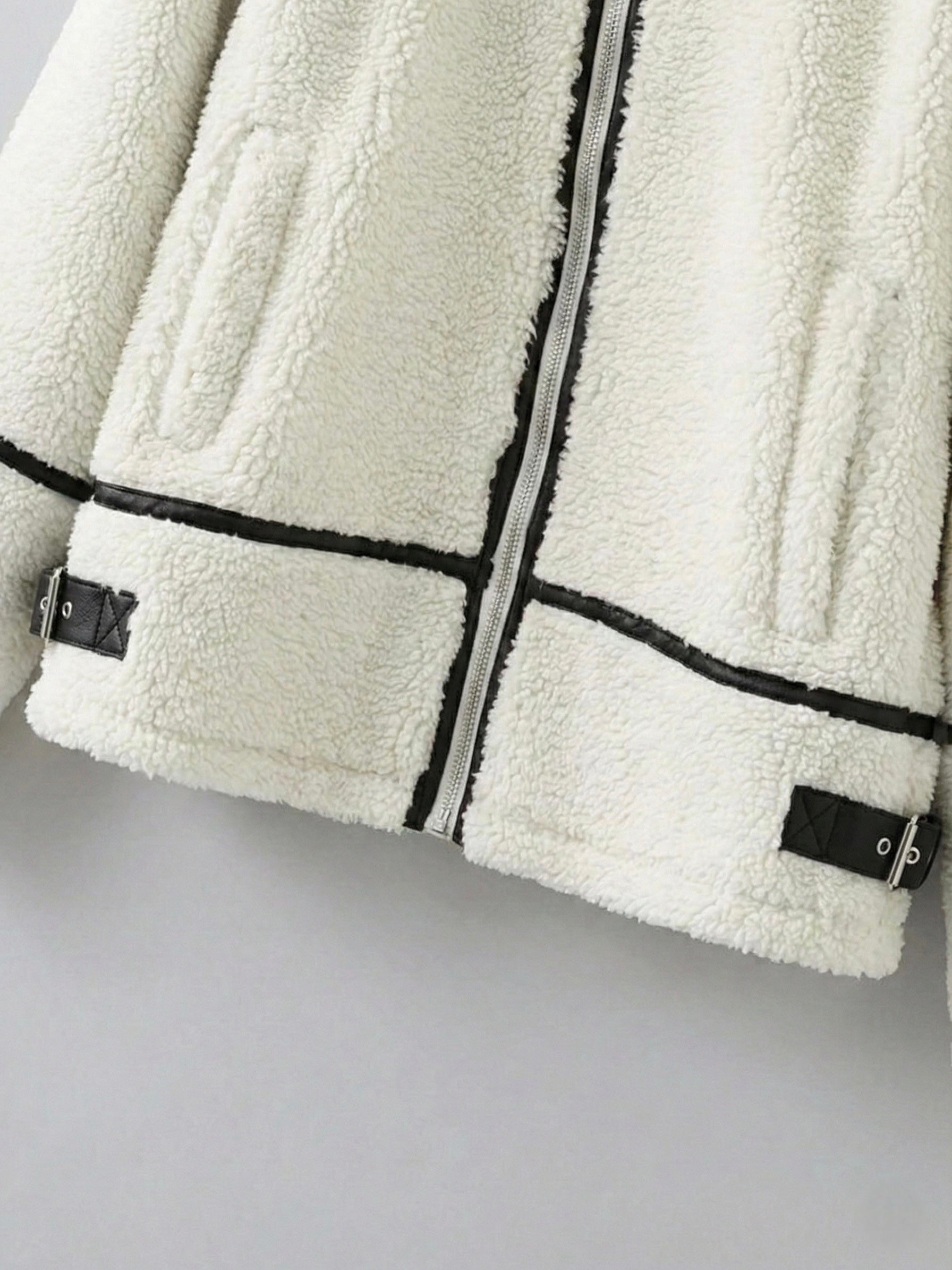 Mathilda | Faux Shearling Zip-Up Jacket