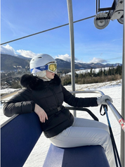 Florida | Piumino impermeabile con cappuccio in pelliccia sintetica