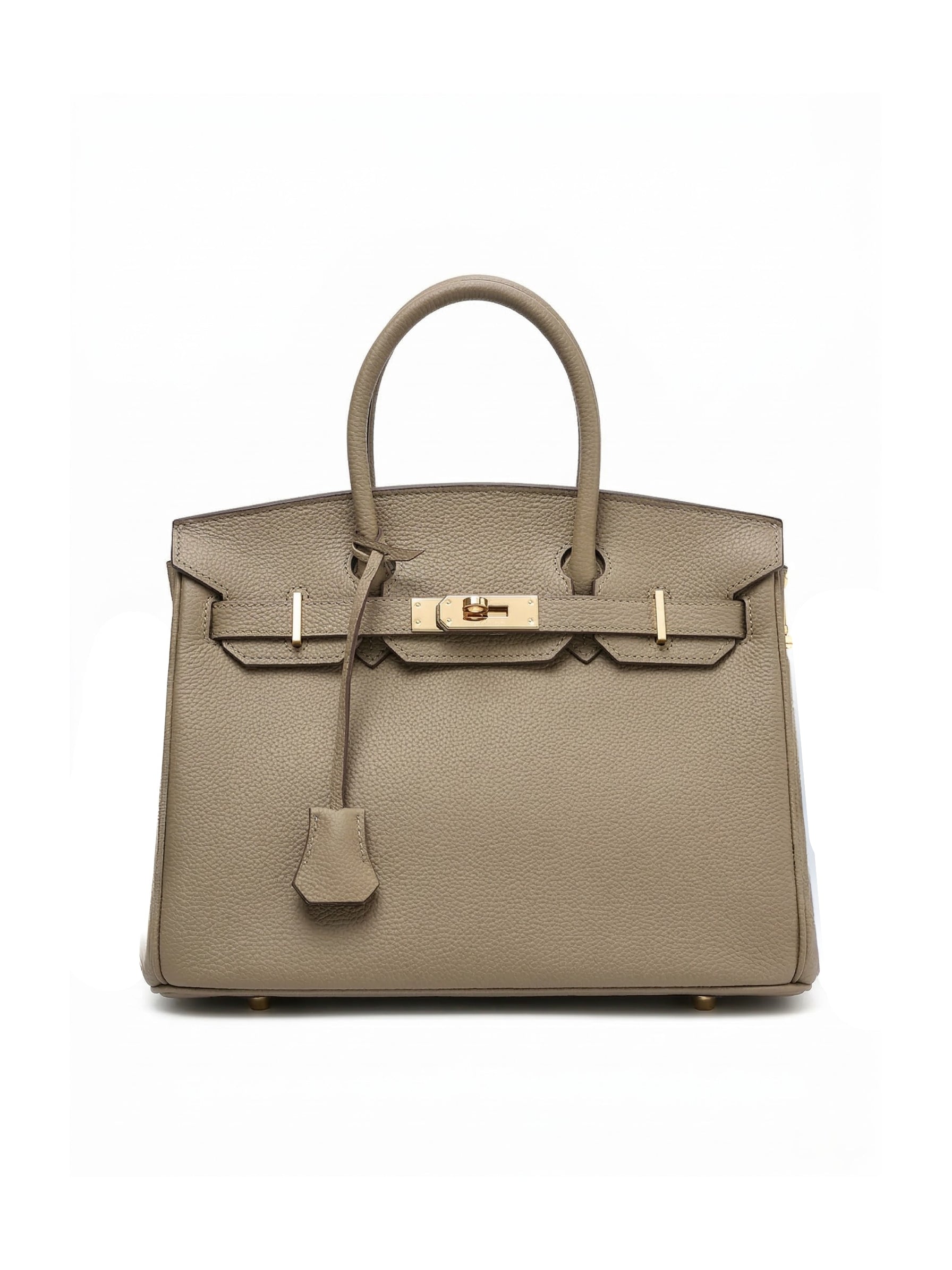 Elena | Strukturierte Leder-Top-Handle-Tasche