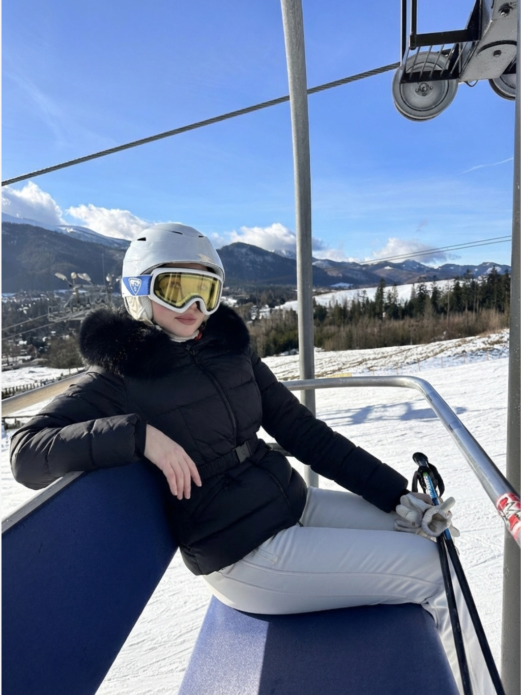 Florida | Piumino impermeabile con cappuccio in pelliccia sintetica