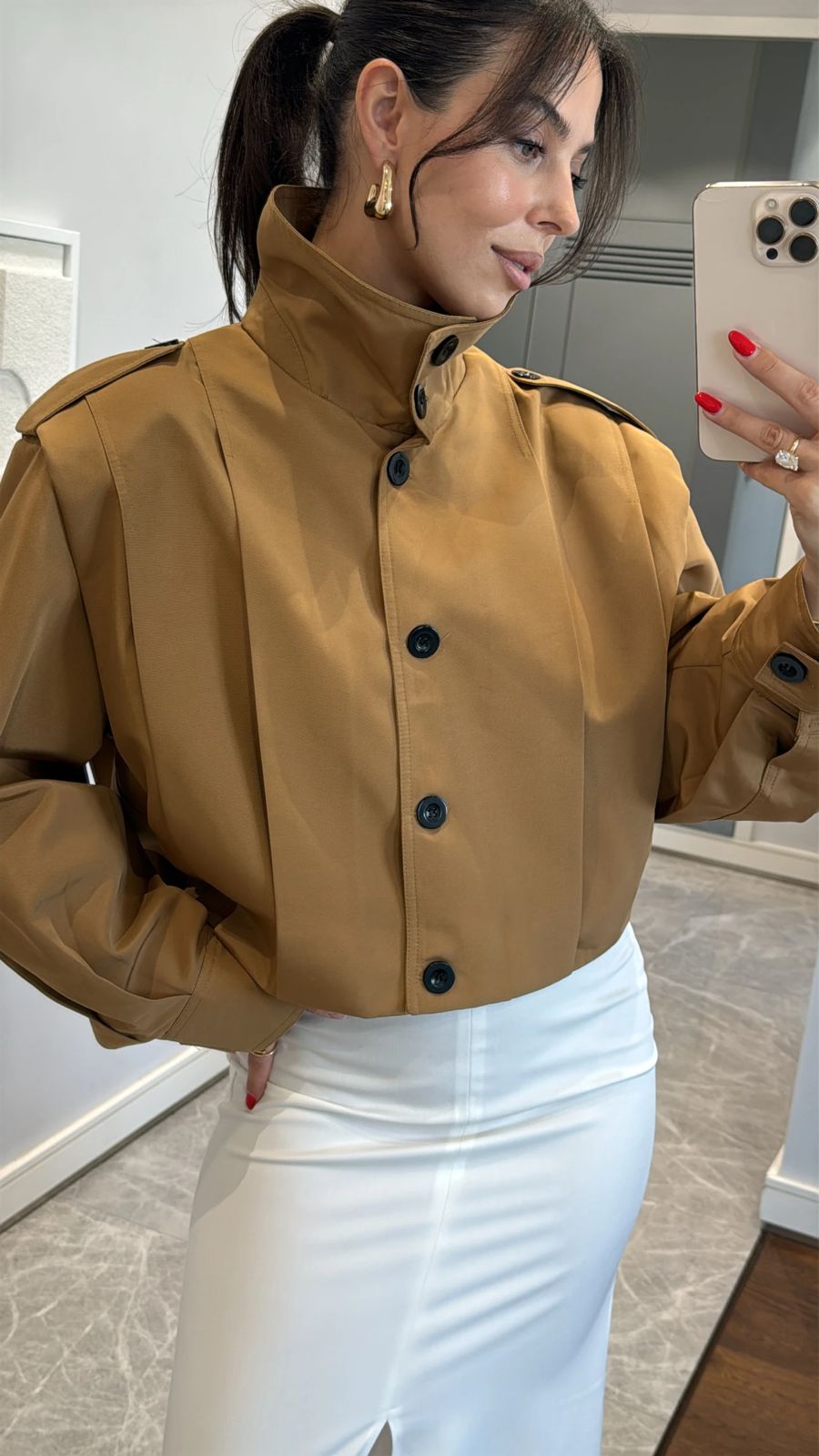 Sarah | Giacca corta stile caban