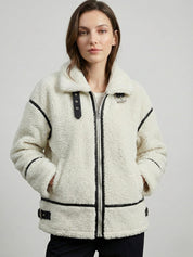 Mathilda | Faux Shearling Zip-Up Jacket