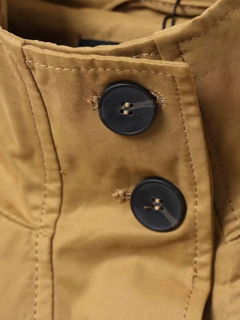 Freya | Belted Cotton Utility Trench