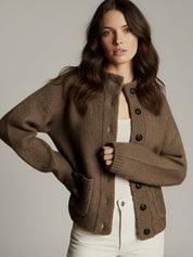 Rosemary | Buttoned Knit Jacket