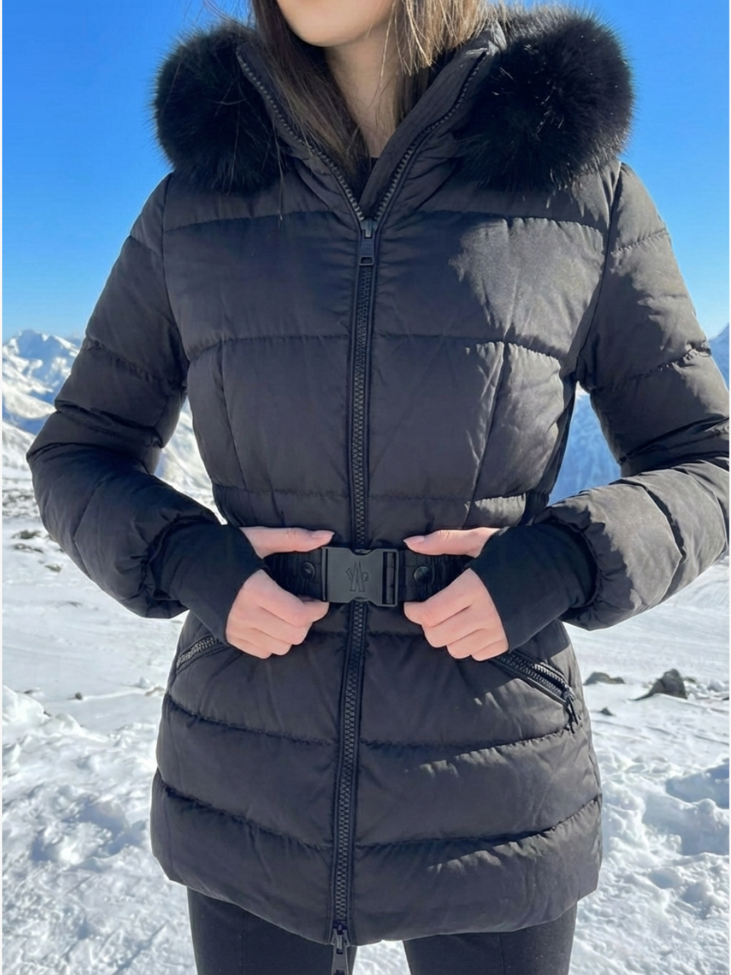 Florida | Piumino impermeabile con cappuccio in pelliccia sintetica