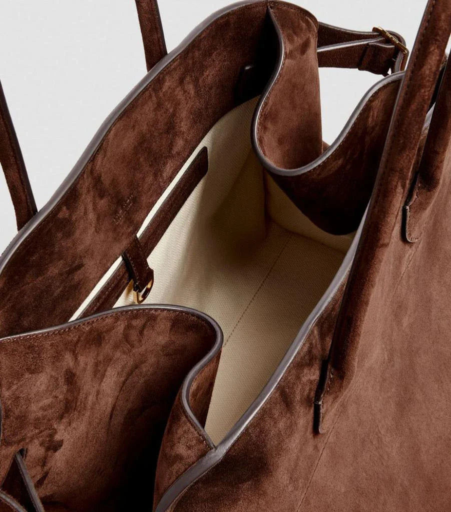 Henna | Grand sac cabas en daim