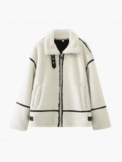 Mathilda | Faux Shearling Zip-Up Jacket