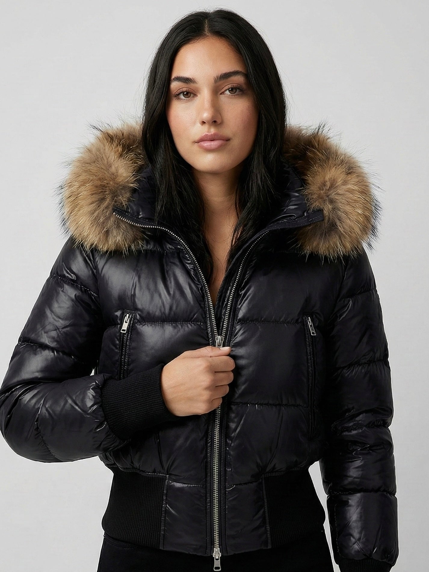 Savoy | Faux Fur Hooded Puffer Jacket
