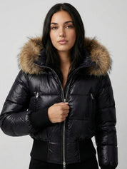 Savoy | Faux Fur Hooded Puffer Jacket