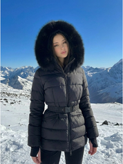 Florida | Piumino impermeabile con cappuccio in pelliccia sintetica