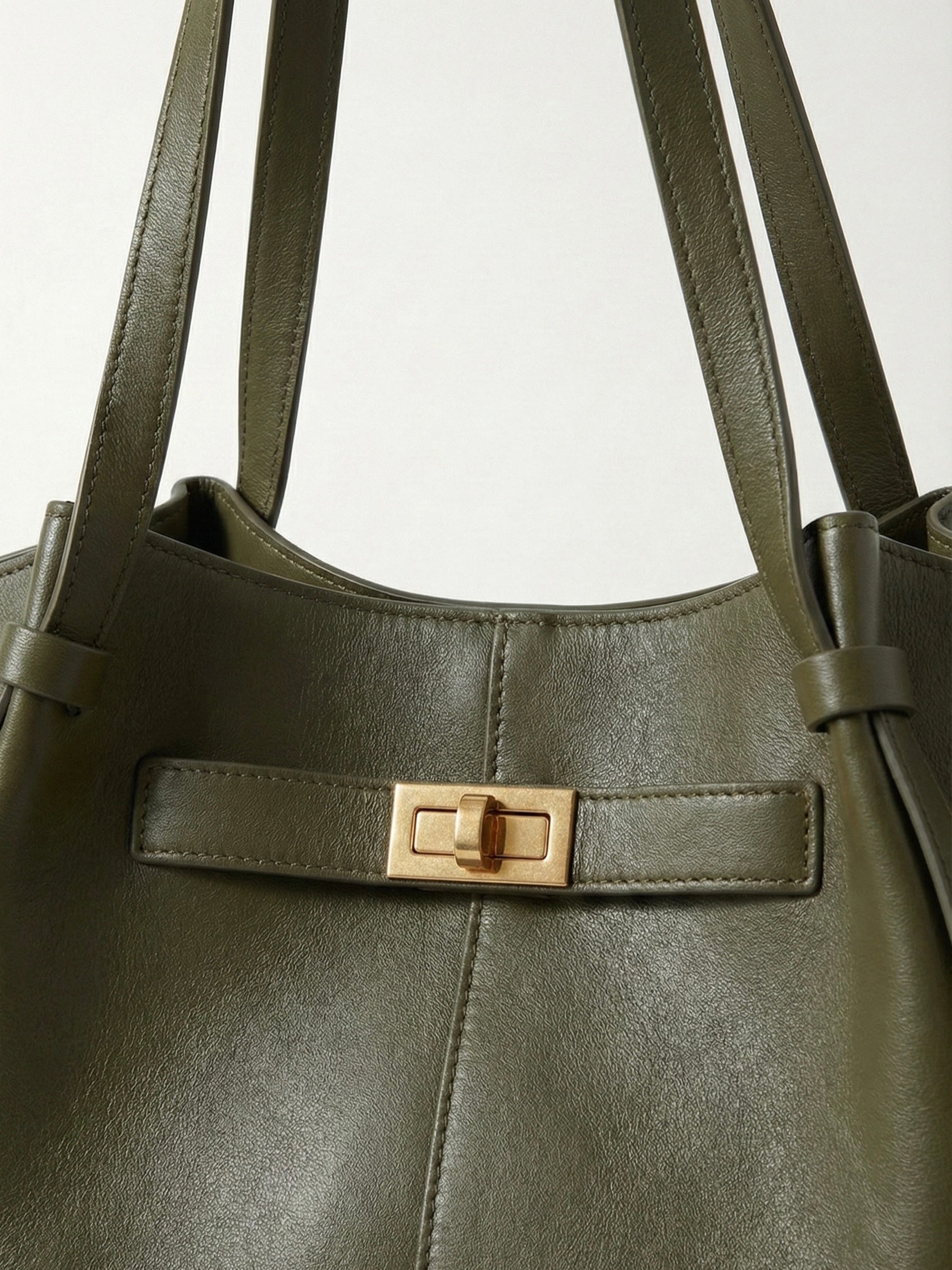 Adele | Leather Shopper Tote Bag
