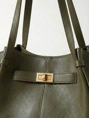 Adele | Leather Shopper Tote Bag
