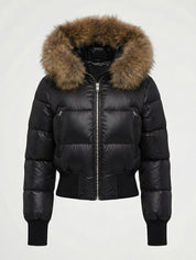 Savoy | Faux Fur Hooded Puffer Jacket