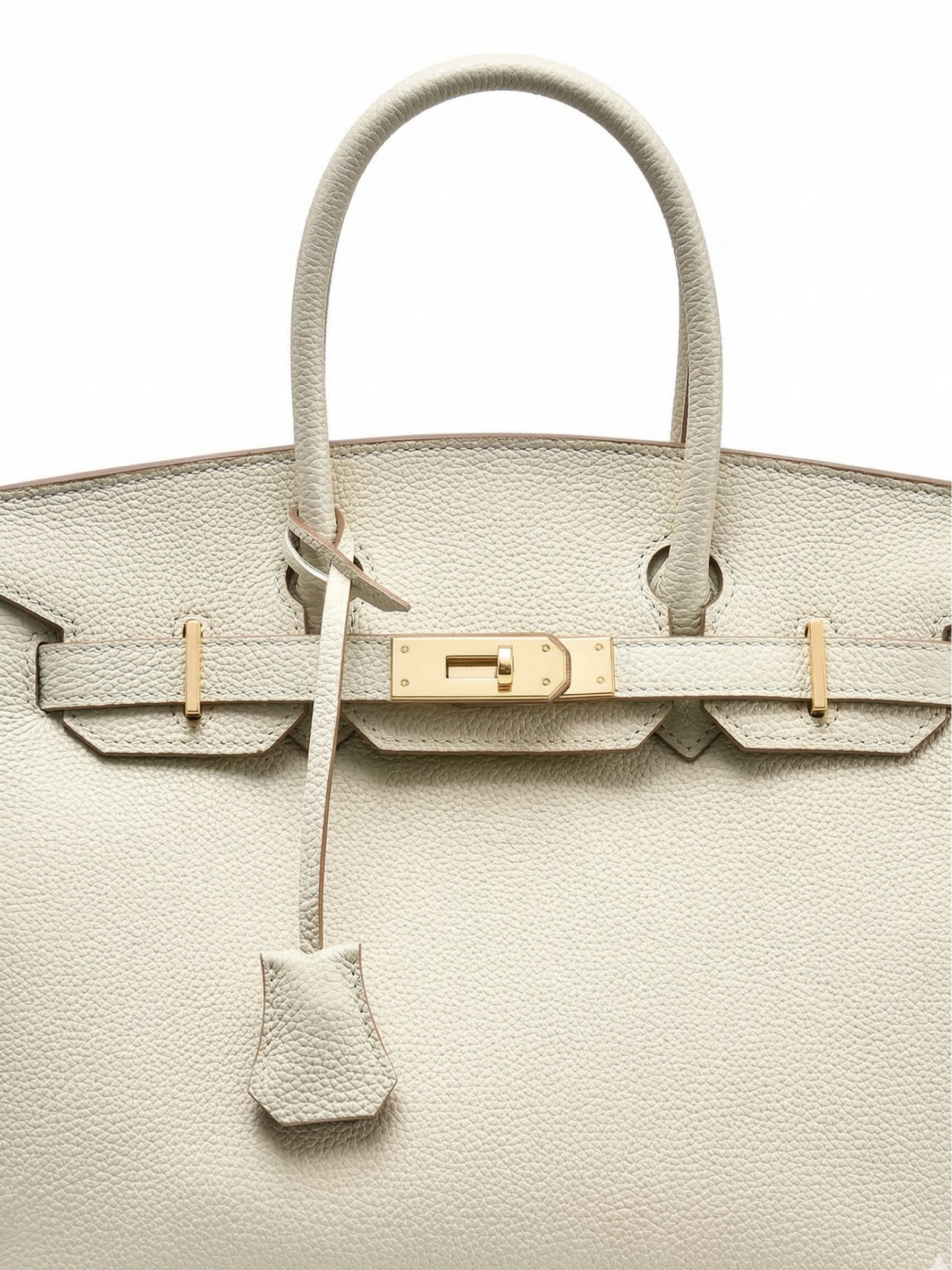 Elena | Strukturierte Leder-Top-Handle-Tasche