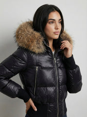 Savoy | Faux Fur Hooded Puffer Jacket