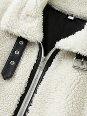 Mathilda | Faux Shearling Zip-Up Jacket
