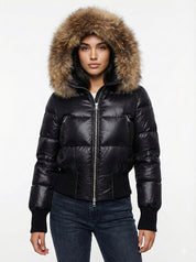 Savoy | Faux Fur Hooded Puffer Jacket