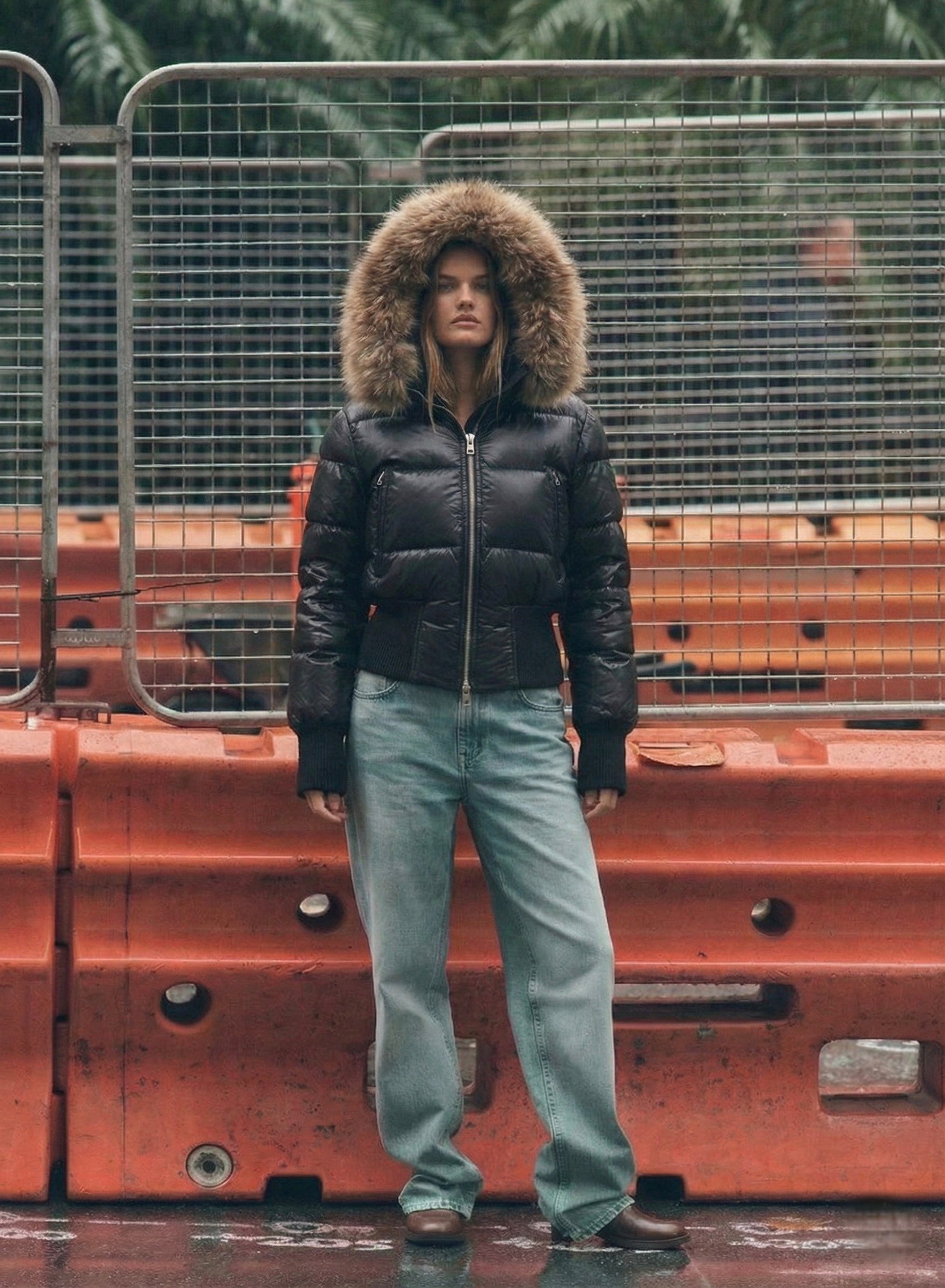 Savoy | Faux Fur Hooded Puffer Jacket