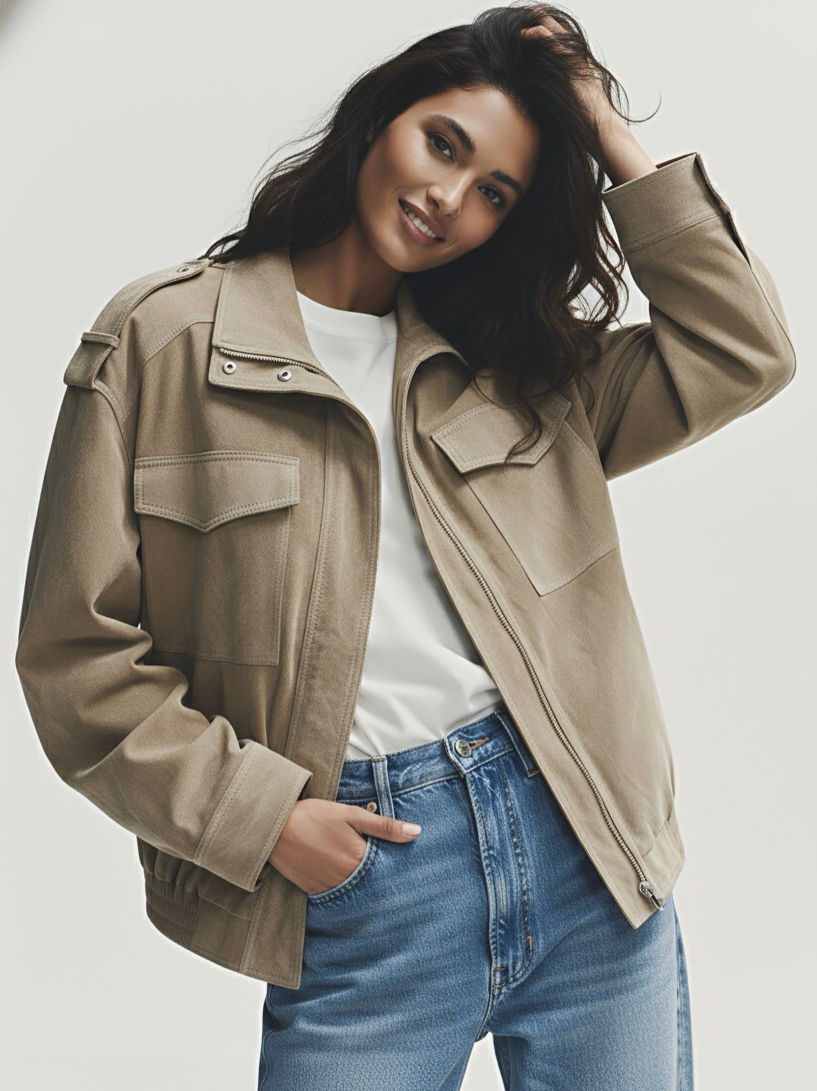 Shelby | Blend Casual Zip-Up Jacket