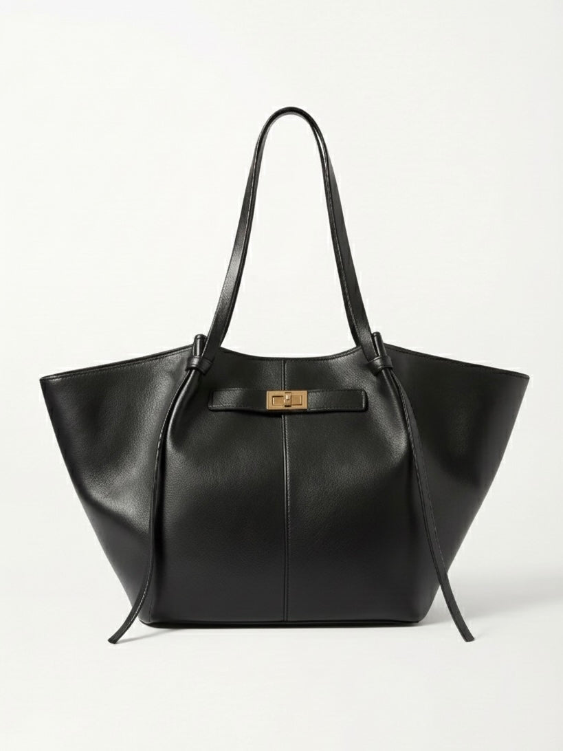 Adele | Leather Shopper Tote Bag
