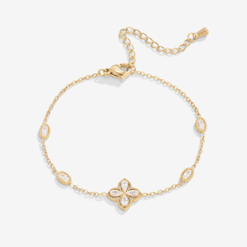 Adelaide Four Leaf Clover Bracelet