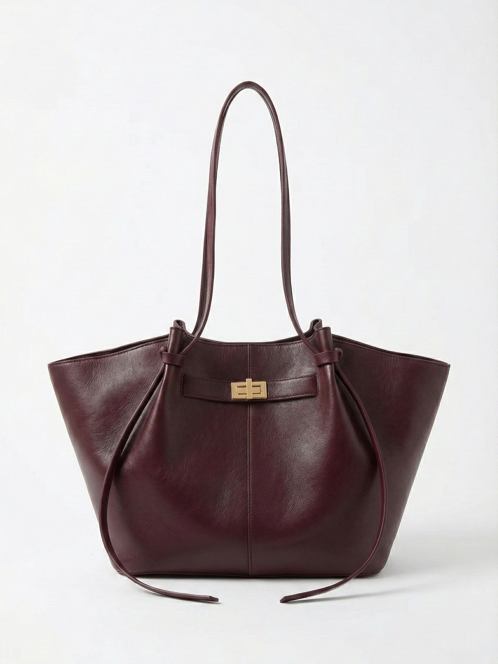 Adele | Leather Shopper Tote Bag