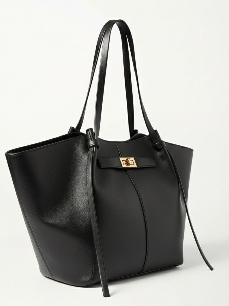 Adele | Leather Shopper Tote Bag