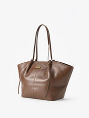 Adele | Leather Shopper Tote Bag