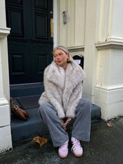 Adele | Faux Fur Oversized Coat