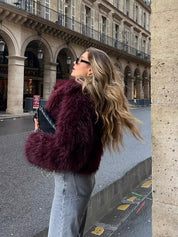 Adele | Faux Fur Oversized Coat