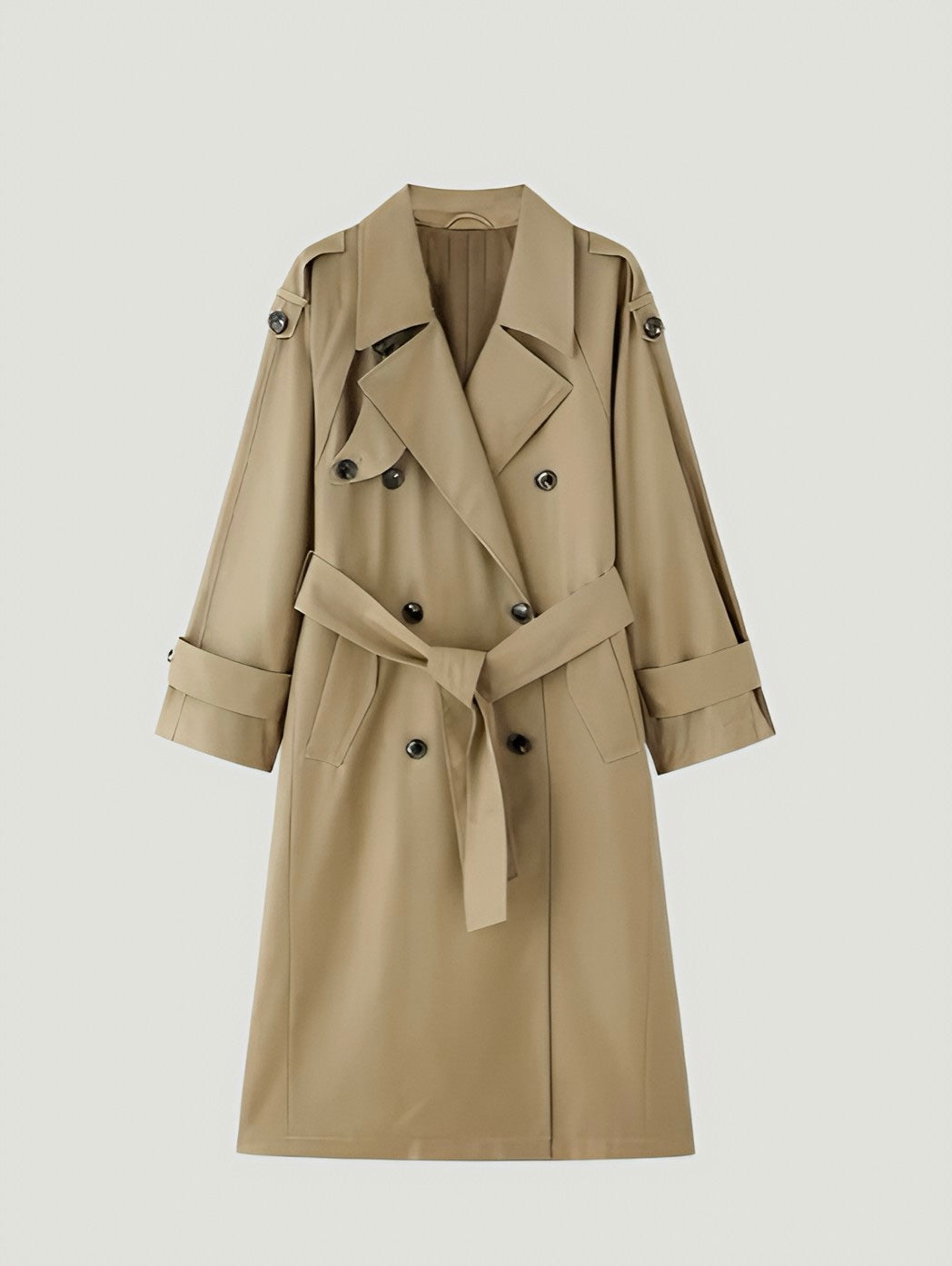 Myla | Classic Double-Breasted Trench Coat