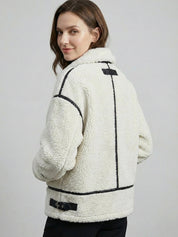 Mathilda | Faux Shearling Zip-Up Jacket