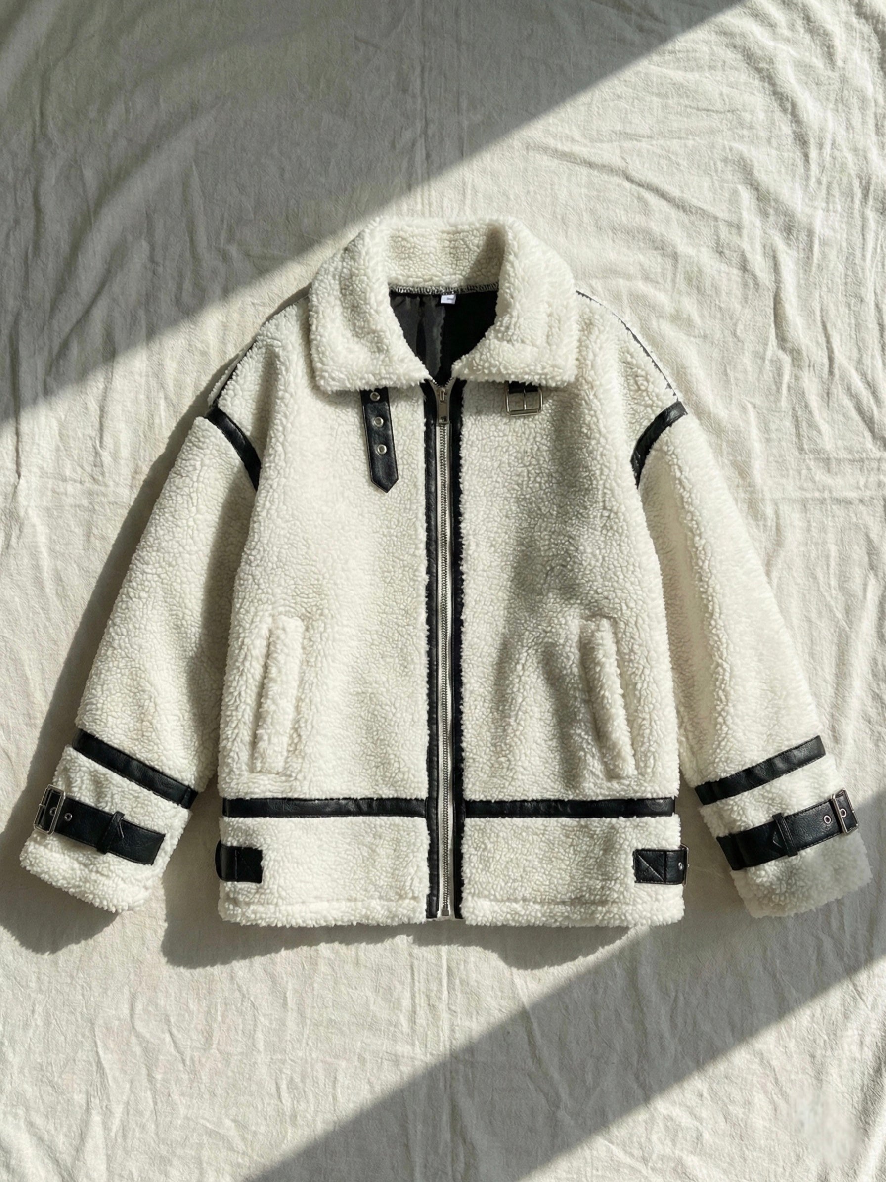 Mathilda | Faux Shearling Zip-Up Jacket