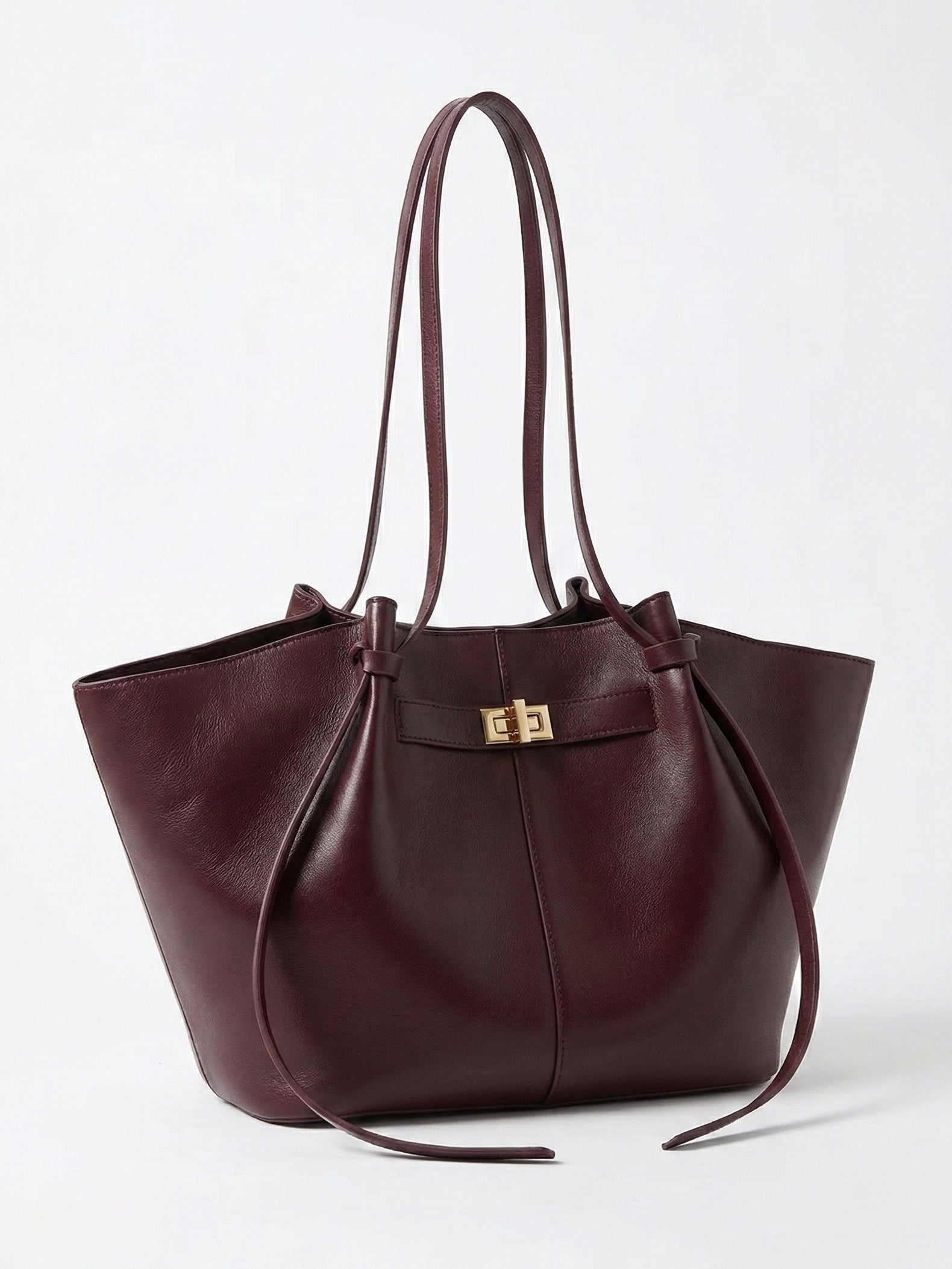 Adele | Leather Shopper Tote Bag