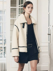 Mathilda | Faux Shearling Zip-Up Jacket