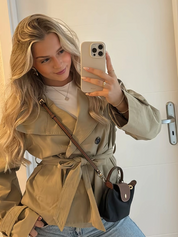 Cath | Trench Coat Autumn Jacket