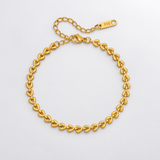 Jane Linked Hearts Bracelet