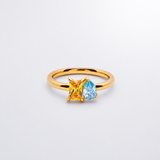Margaret Twin Birthstone Ring