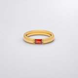 Frances Baguette Birthstone Ring
