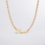 Lydia Name Tennis Necklace