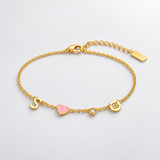 Amelia Personalised Charm Bracelet — product view 1