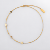 Poppy Sideways Initial Necklace