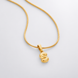 Imogen Bubble Letter Necklace