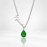 Matilda Name & Birthstone Necklace — product photograph 1