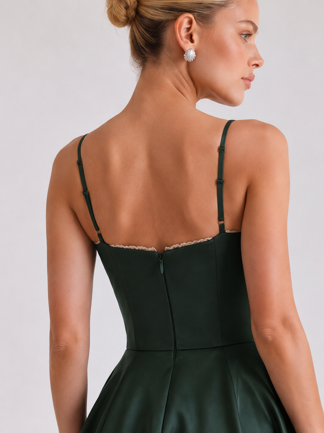 Hope | Neckline A-Line Midi Dress