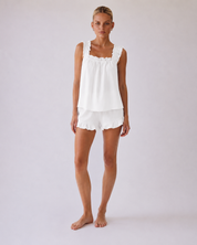 Judy | Ensemble débardeur froncé et short