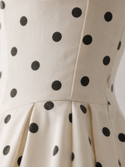 Anna | Polka-Dot-Midikleid im A-Linien-Stil
